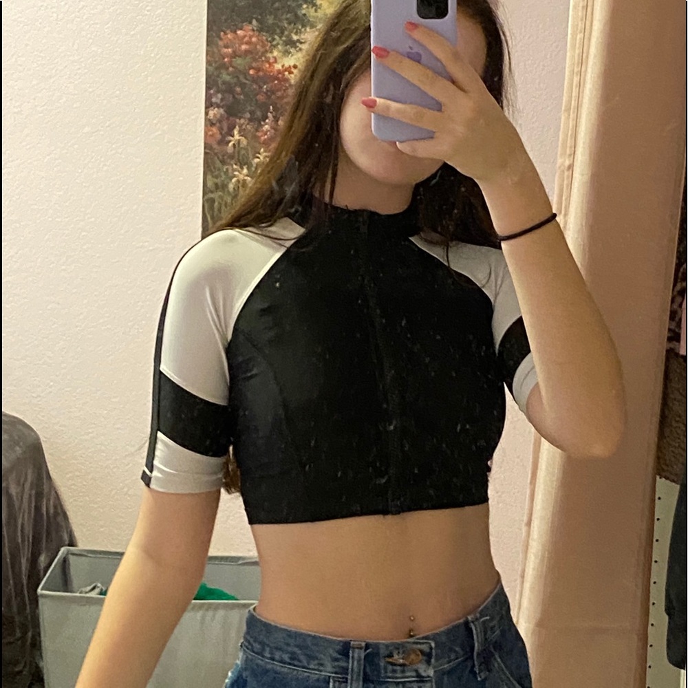 zip down top